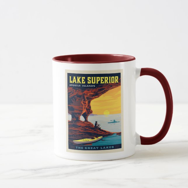 Caneca Lagos excelente | Lago Superior (Direita)