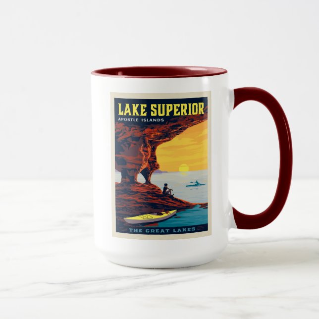 Caneca Lagos excelente | Lago Superior (Direita)
