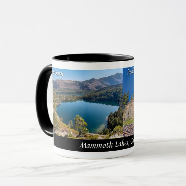 Caneca Lagos Mamutes, Lago George & Devils Postpile (Frente Esquerda)