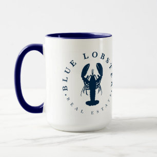 Caneca Lagosta Azul Imobiliário Maine 15oz Grande Mug