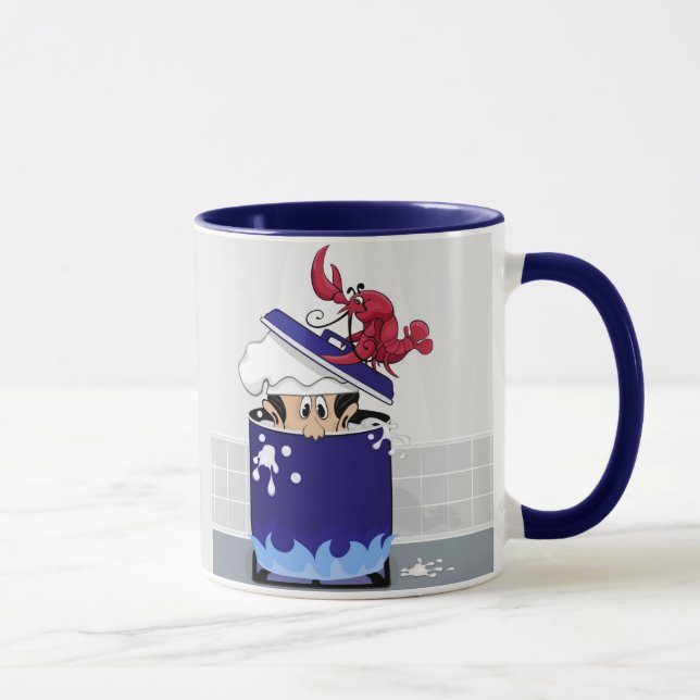 Caneca Lagosta engraçada (Direita)
