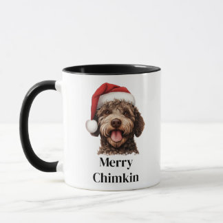 Caneca Lagotto Romagnolo Dog Santa Hat Natal