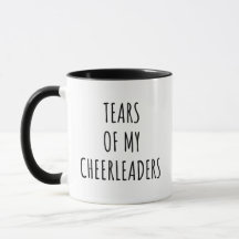 Lágrimas das Minhas Cheerleaders Treinador Engraça