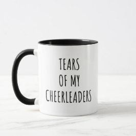 Caneca Lágrimas das Minhas Cheerleaders Treinador Engraça
