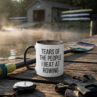 Caneca Lágrimas das Pessoas que Eu Derrotei no Remo Remad