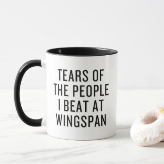 Caneca Lágrimas das Pessoas que eu espanco no Wingspan En