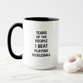 Caneca Lágrimas das Pessoas que eu venho jogando piclebal