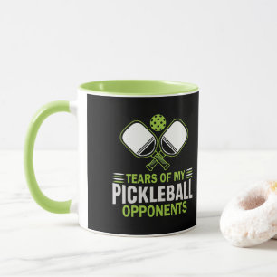 Caneca Lágrimas de meus oponentes do Pickleball