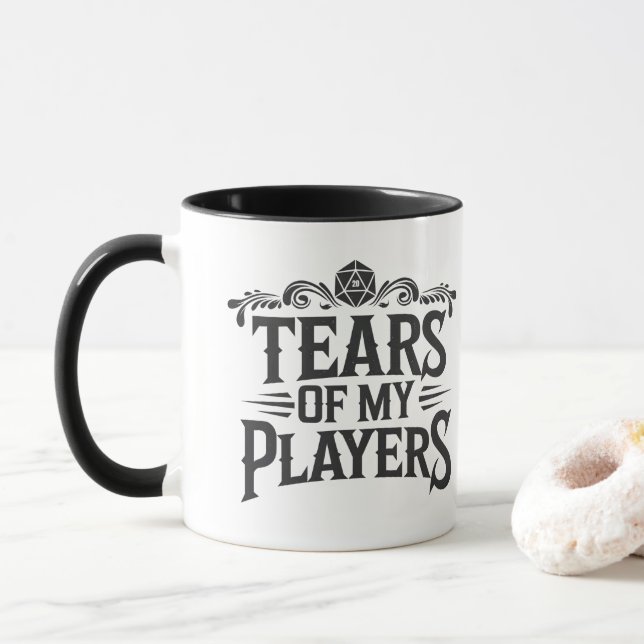 Caneca Lágrimas dos meus jogadores (Com Donut)