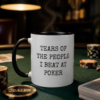 Caneca Lágrimas Engraçadas Das Pessoas Que Eu Derrotei No