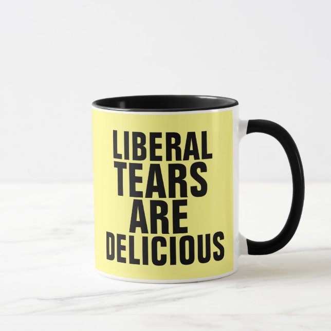 Caneca LÁGRIMAS LIBERAIS SÃO DELICIOSAS LÁGRIMAS DE Café (Direita)