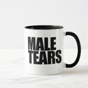 Caneca Lágrimas masculinas