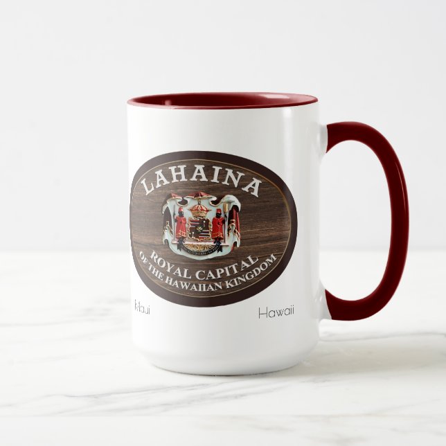Caneca Lahaina - Capital Real do Reino do Havaí (Direita)