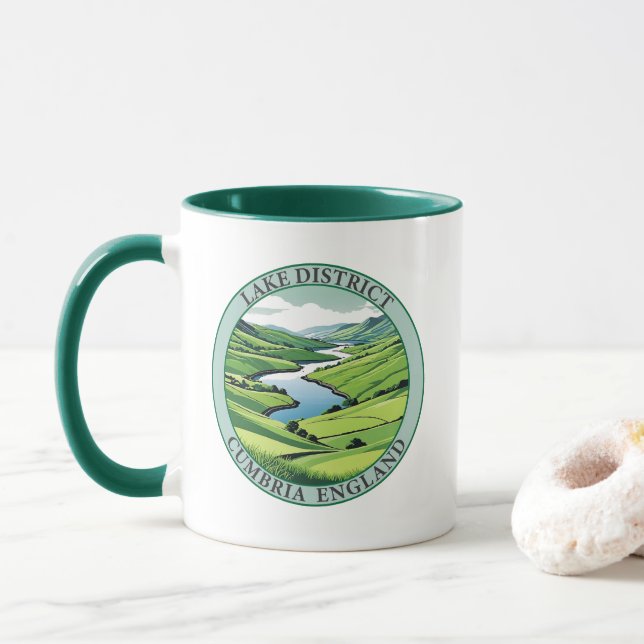 Caneca Lake District Cumbria Inglaterra (Com Donut)