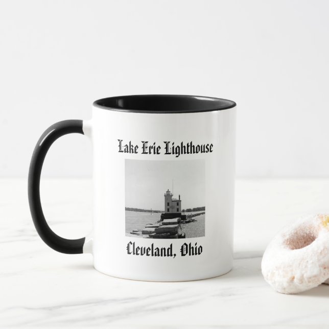 Caneca Lake Erie Lighthouse (Com Donut)