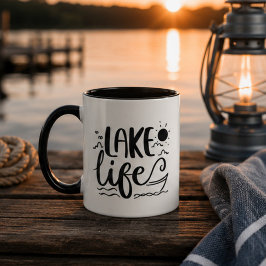 Caneca Lake Life Rustic Lake House Camper Cabin