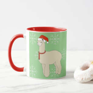 Caneca Lama Flocos de Neve de Natal