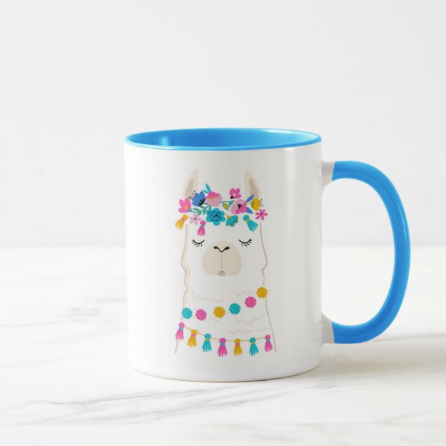 Caneca Lama floral bonito (Direita)