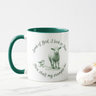 Caneca Lamb of God I Look to The Hymn Lyric