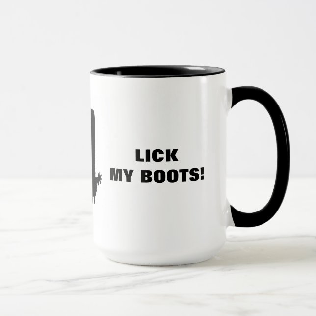 CANECA LAMBA MINHAS BOTAS! (Direita)