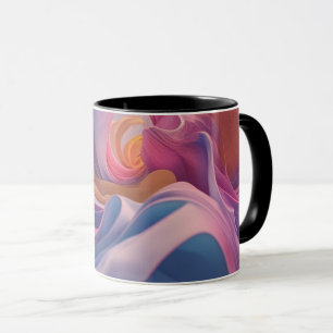 Caneca Lâmina Colorida - Lâmina de café - Design brilhant