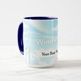 Caneca Lâmina de Energia Eólica