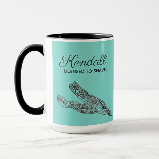 Caneca Lâmina reta esterlina (Esquerda)