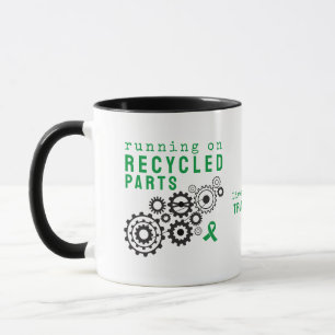 Caneca Lâminas De Estampas Personalizadas De Peças De Rec