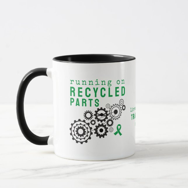 Caneca Lâminas De Estampas Personalizadas De Peças De Rec (Esquerda)