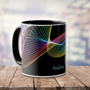 Caneca Lâmpada Colorida Matriz Personalizada