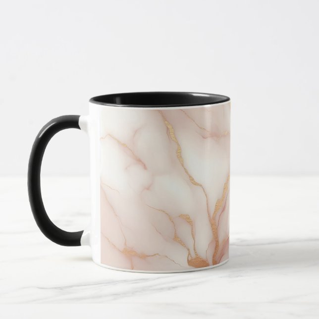 Caneca Lâmpada de mármore rosa-esbranquiçada com veias Do (Esquerda)