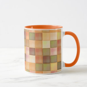 Caneca Lâmpada Laranja Profunda Praça-Laranja Padrada