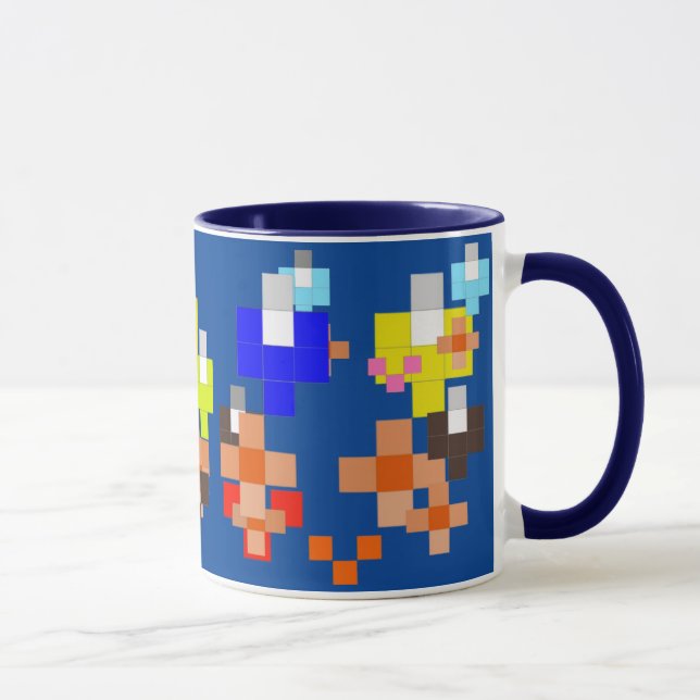 Caneca Lâmpadas abstrato 1 (Direita)