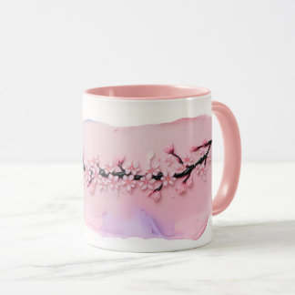 Caneca Lâmpadas de Flor de Pastel Elegante