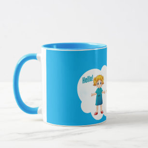 Caneca Lâmpadas do Tema Alice & Aurovy Coloridas