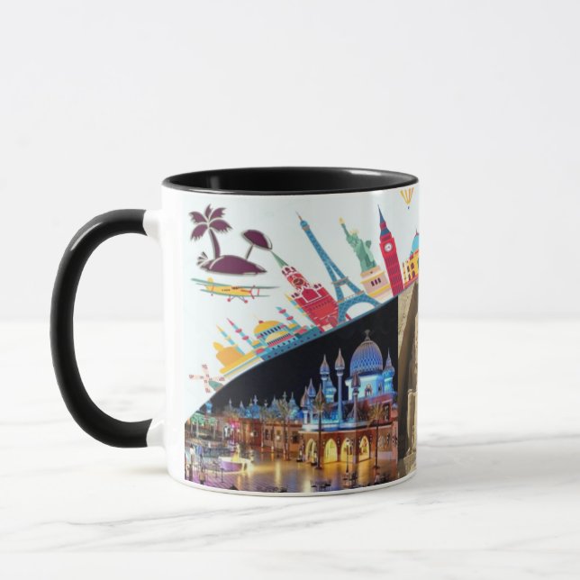 Caneca Lâmpadas e Copas (Esquerda)