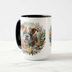 Caneca Lançador de Bulldog em Inglês Personalizável