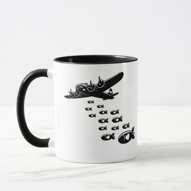 Caneca Lançando Bombas de Amor (Esquerda)