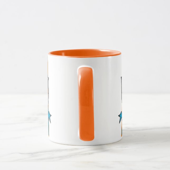 Caneca Lance - letra L crest - nome laranja que significa