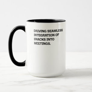 Caneca Lanches de Integração Perfeita Reuniões Divertidas