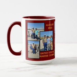 Caneca "Landen's USMC Boot Camp Graduation" Combo Mug