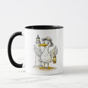Caneca Lanterna do Farol da História em Quadrinhos da Gai