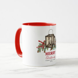 Caneca Lanterna Pine de Natal Russo Berries