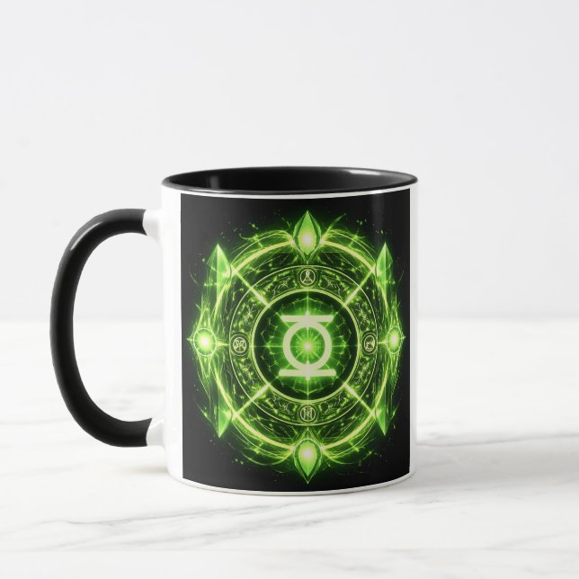 Caneca Lanterna Verde: Combinação Dr. Strange (Esquerda)