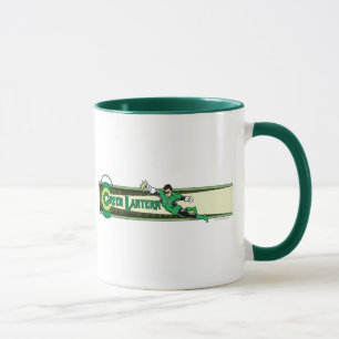 Caneca Lanterna Verde e Logotipo