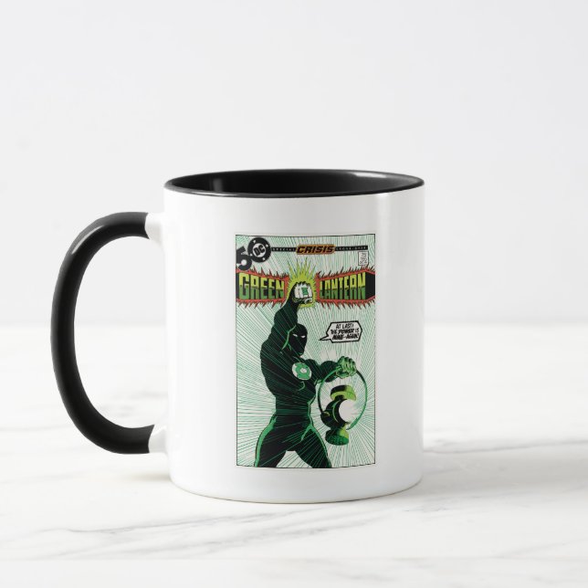Caneca Lanterna Verde - Lanterna Brilhante (Esquerda)