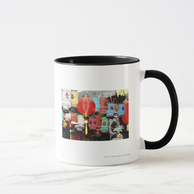 Caneca Lanternas chinesas em China (Direita)