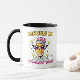 Caneca Lápis Acima É Hora de Brilhar