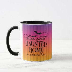 Caneca Lar Doce Lar Assombrado Personalizado de Halloween