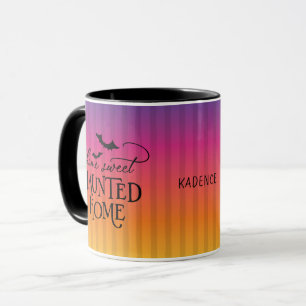 Caneca Lar Doce Lar Assombrado Personalizado de Halloween
